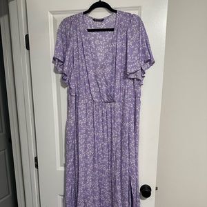 NEW Purple and white floral dress